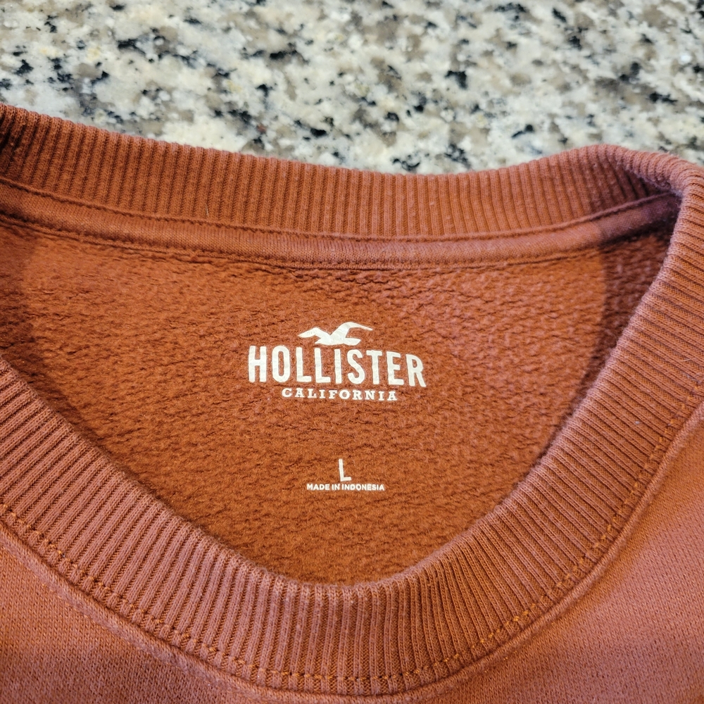 Hollister Brown Graphic Crewneck Sweater - Picture 2 of 2